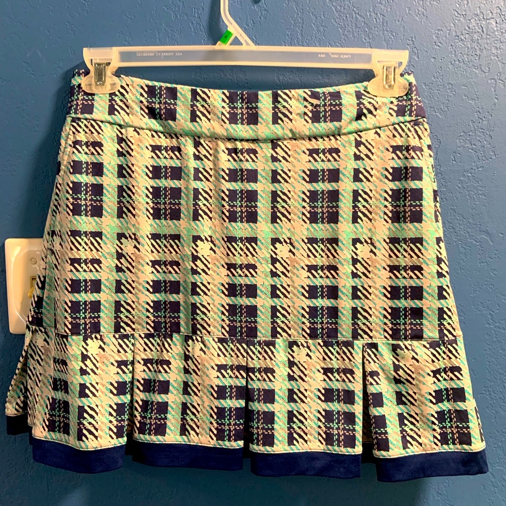 EP New York Plaid Pleated Skort Color Inky Size Small Golf Tennis Pickleball - Picture 3 of 11